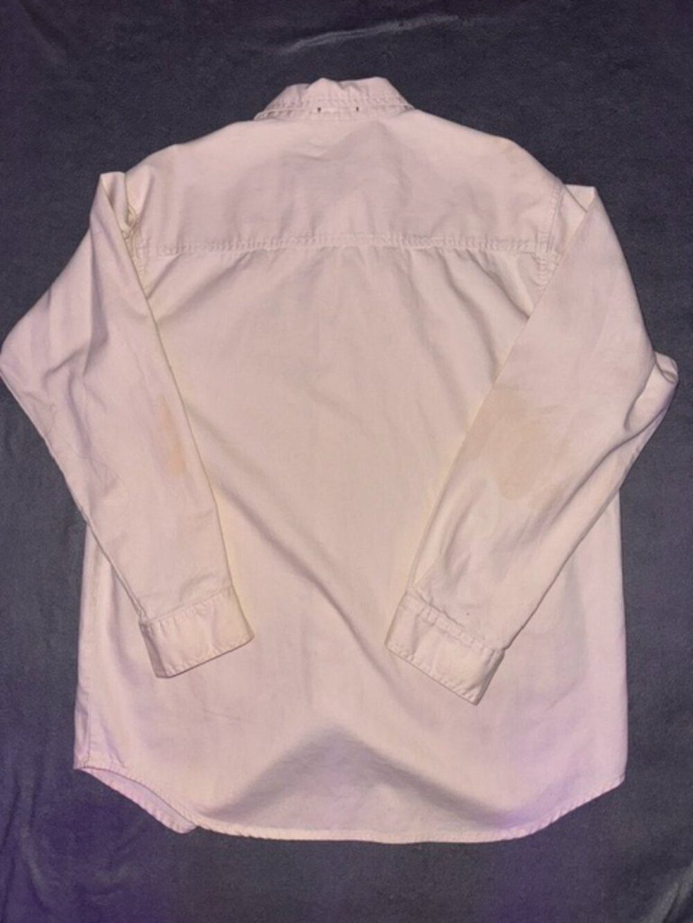 Levi's Men's Red Tab Cotton Jean Shacket Jacket Cream Size Medium - Picture 5 of 5